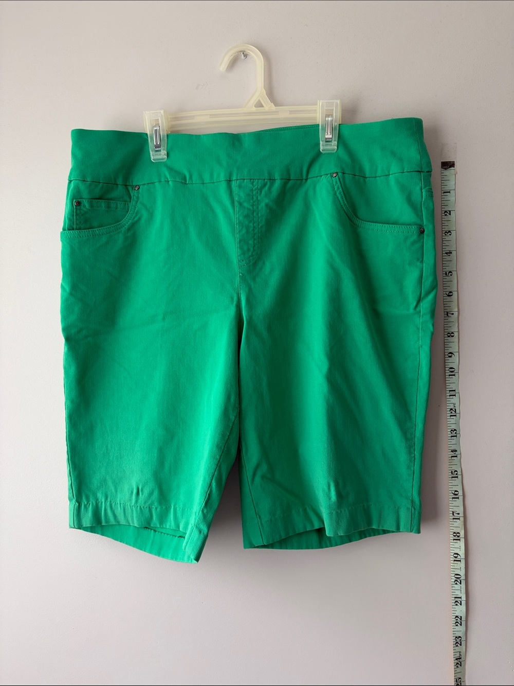 Counterparts Bright Green Women's Stretch Bermuda Shorts